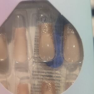 Glitter French Tip Press-On Nails